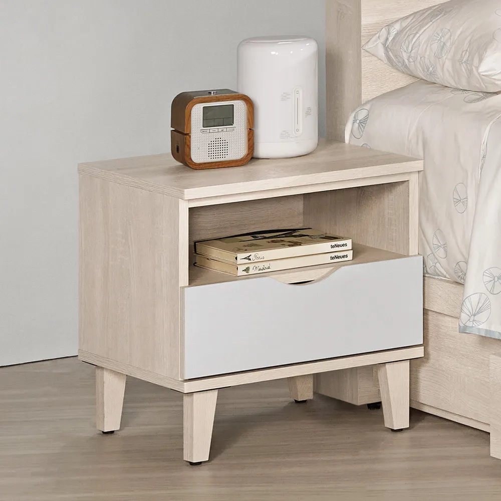 Boden-斯緹1.5尺藍色床頭櫃/單抽收納櫃/置物櫃 歷史價格詳細信息