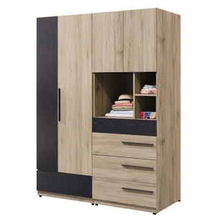 Boden-柏頓4尺工業風六斗櫃/六抽收納櫃/置物櫃 歷史價格詳細信息