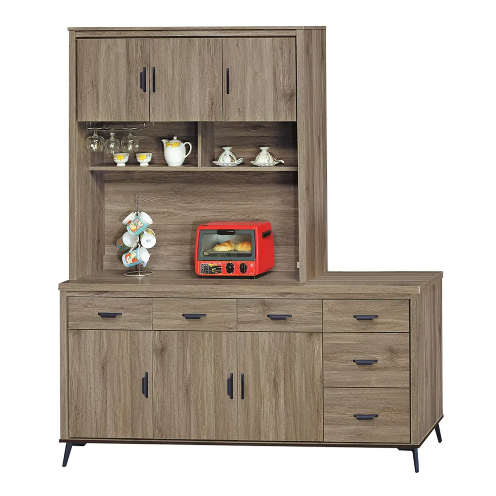 Boden-瓦爾多6.7尺L型主管辦公桌組合(辦公桌+側邊收納櫃)(正反向可選) 歷史價格詳細信息