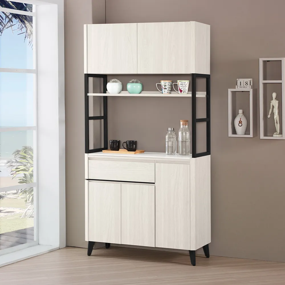 Boden-艾登6尺工業風實木岩板餐桌+米諾布面實木餐椅組合(一桌四椅) 歷史價格詳細信息