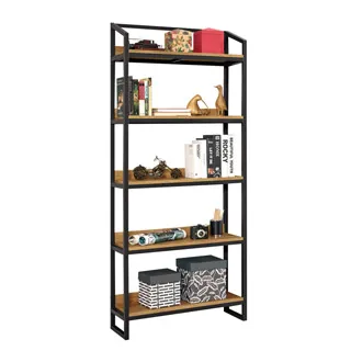 書架 五層架 置物架 落地鐵藝架 客廳隔斷收納架 展廳展示架 歷史價格詳細信息