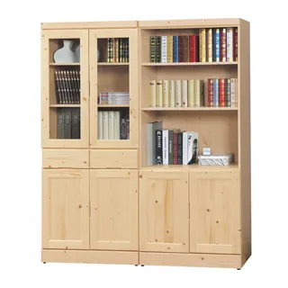 Boden-松木5.4尺六門二抽書櫃組合/展示收納櫃/置物櫃 歷史價格詳細信息