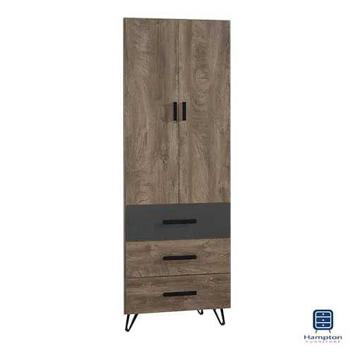 Hampton特雷潔灰橡色7.5尺衣櫥 歷史價格詳細信息