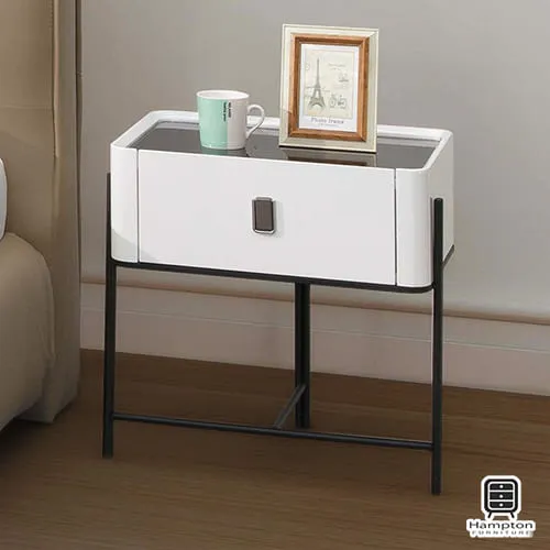 【Hampton 漢汀堡】亞爾夫皮革床頭櫃(一般地區免運費/床頭櫃/置物櫃/櫃子/收納櫃) 歷史價格詳細信息