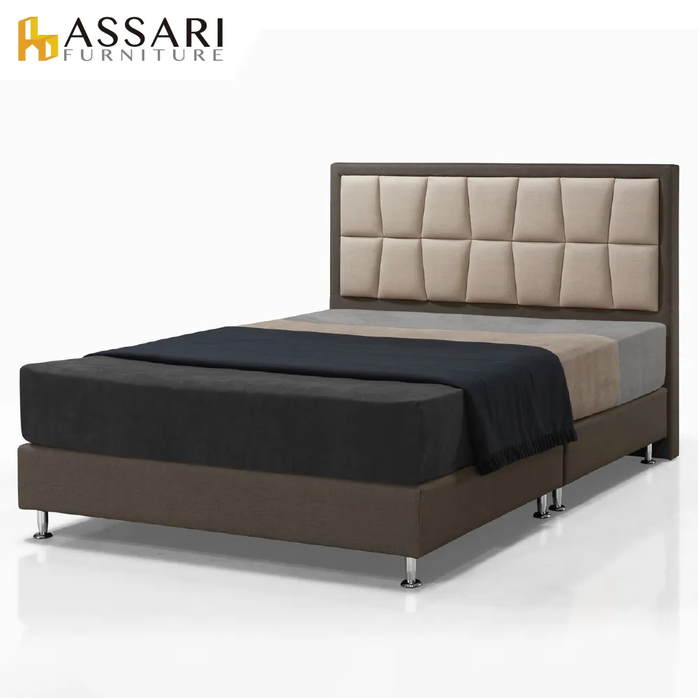 ASSARI-傢集908型貓抓皮房間組(床頭片+床底)-單大3.5尺/雙人5尺/雙大6尺 歷史價格詳細信息