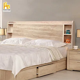 ASSARI-日野插座布墊床頭箱(單大3.5尺)(寬106x深30x高92cm) 歷史價格詳細信息