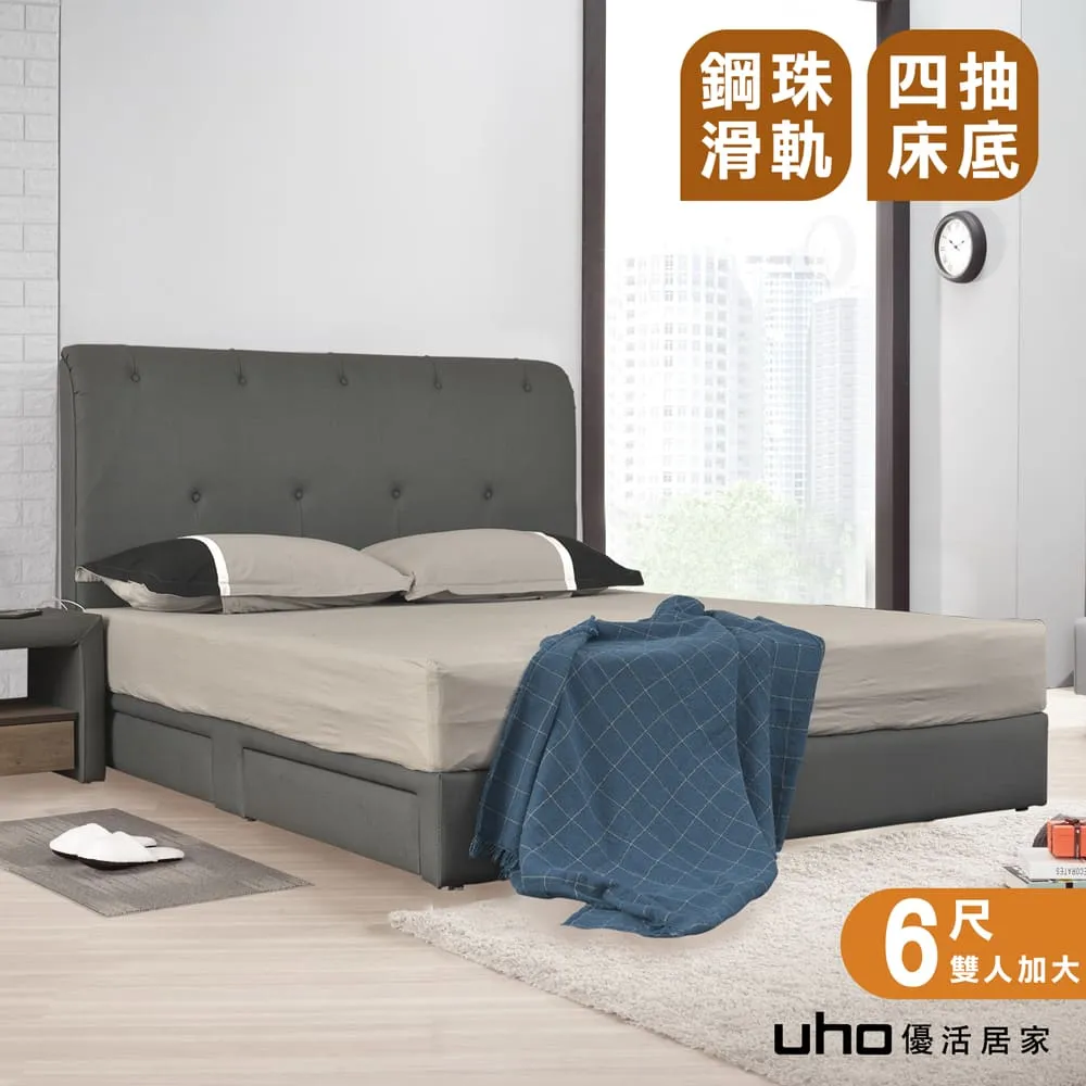 【久澤木柞】艾琳達貓抓皮6尺4抽二件床組(磁吸式滑軌) 歷史價格詳細信息