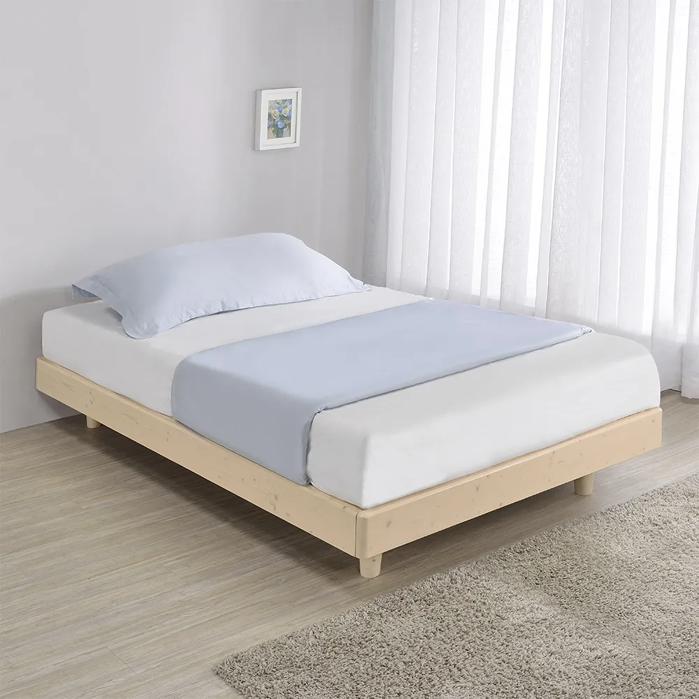 Homelike 米雪附插座漂浮床組-雙人5尺(象牙白) 歷史價格詳細信息