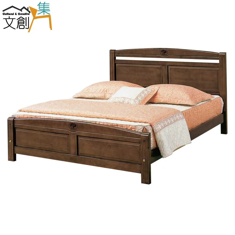 【文創集】西歐 現代5尺雙人實木子母床台組合(子母雙床台＋不含床墊) 歷史價格詳細信息