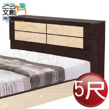 【文創集】南亞塑鋼 海風多彩6尺雙人加大床頭箱(不含床底＋不含床墊) 歷史價格詳細信息