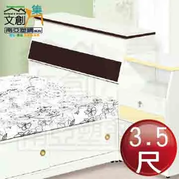 派克3.5尺柚木色雙層床  (大台北免運費)促銷價13200元【阿玉的家2019】 歷史價格詳細信息