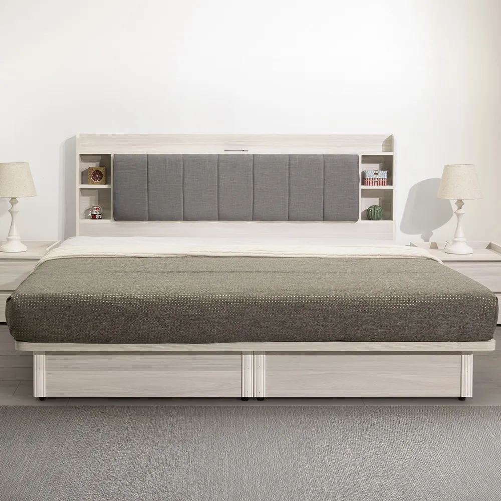 【直人木業】極簡風白榆木199公分高被櫥衣櫃(一個三抽加120公分滑門衣櫃) 歷史價格詳細信息