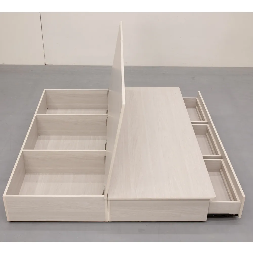 【直人木業】極簡風白榆木199公分高被櫥衣櫃(一個三抽加120公分滑門衣櫃) 歷史價格詳細信息