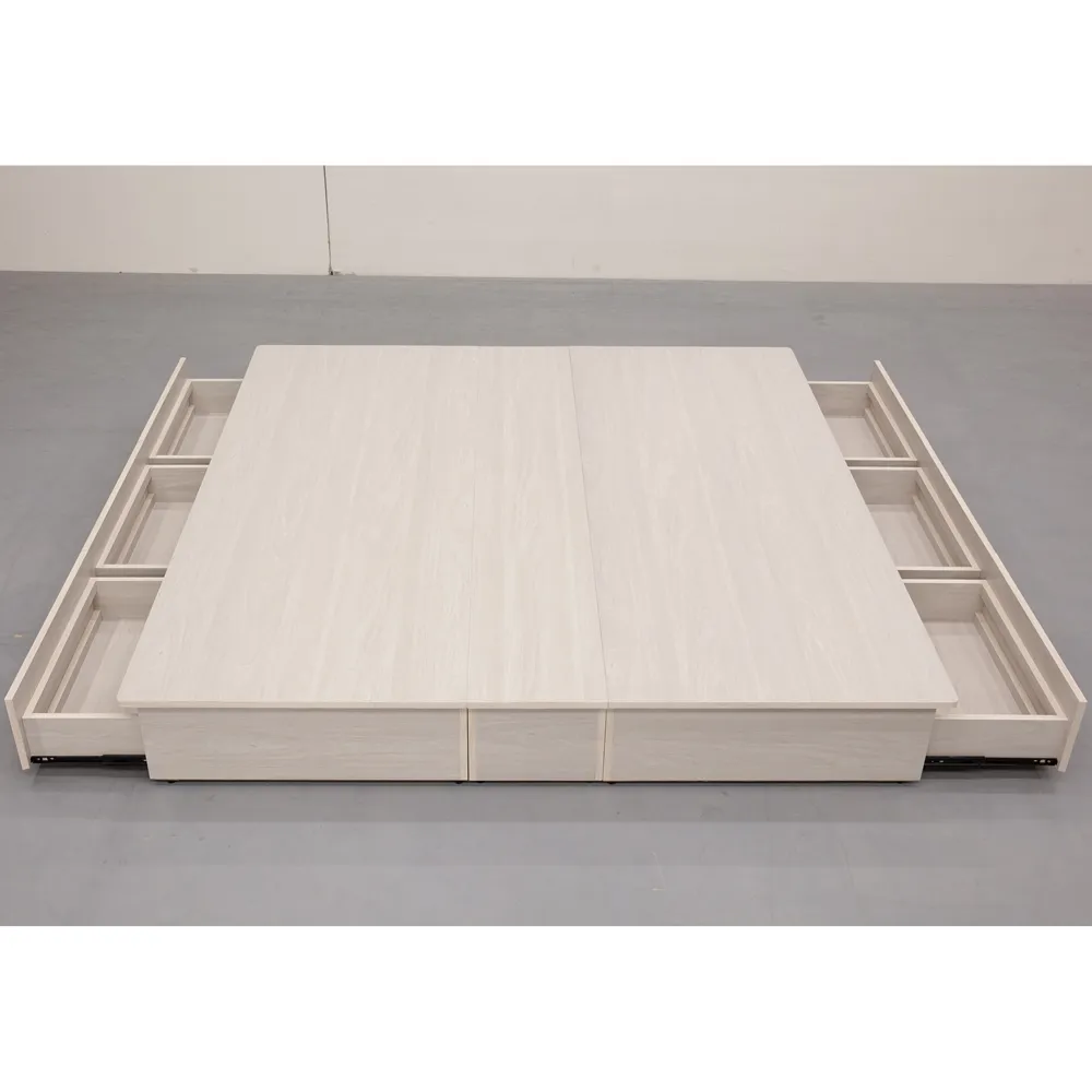 直人木業-極簡風白榆木6尺雙人加大平面兩抽床組 歷史價格詳細信息