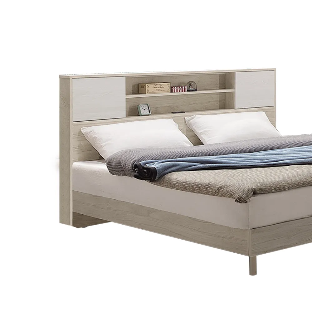 Birdie-格納5尺雙人房間組-三件組(床頭箱+床底+床頭櫃) 歷史價格詳細信息