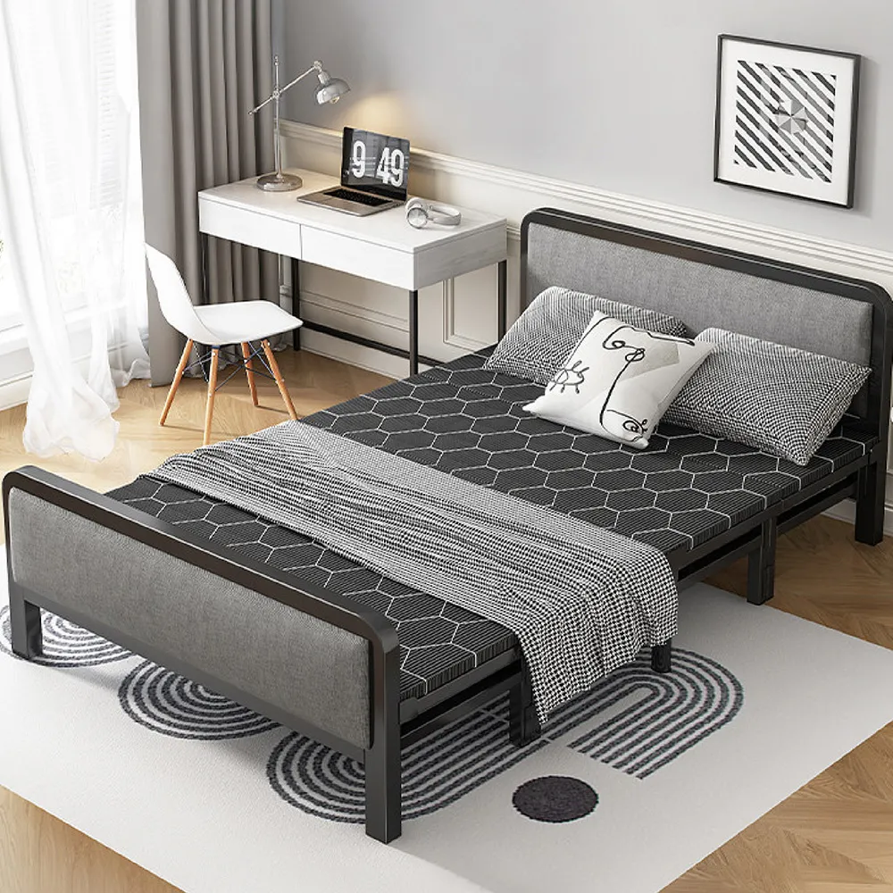 免安裝摺疊床單人床成人雙人床出租屋可攜式耐用午休床 歷史價格詳細信息