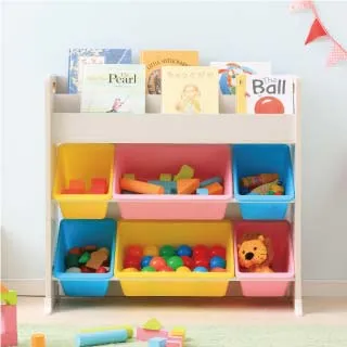 【IRIS】童心玩具繪本收納架-附推車 STHR-13(兒童玩具/收納架/分層/書櫃/書架/收納櫃/層架/置物櫃/置物架) 歷史價格詳細信息