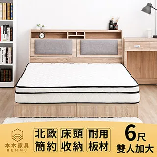 瑞亞 北歐舒適靠枕房間三件組-雙大6尺 床墊+床頭+六分內縮床底 歷史價格詳細信息