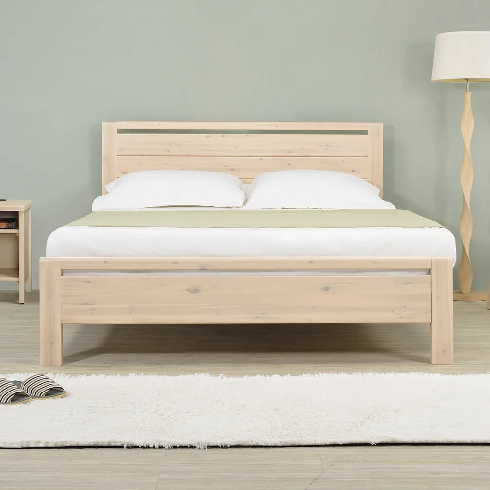 Boden-約米5尺雙人實木床架/床組-收納抽屜型 歷史價格詳細信息