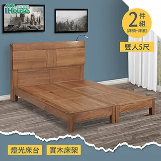 IHouse-非洲 胡桃木燈光床頭 單大3.5尺 歷史價格詳細信息