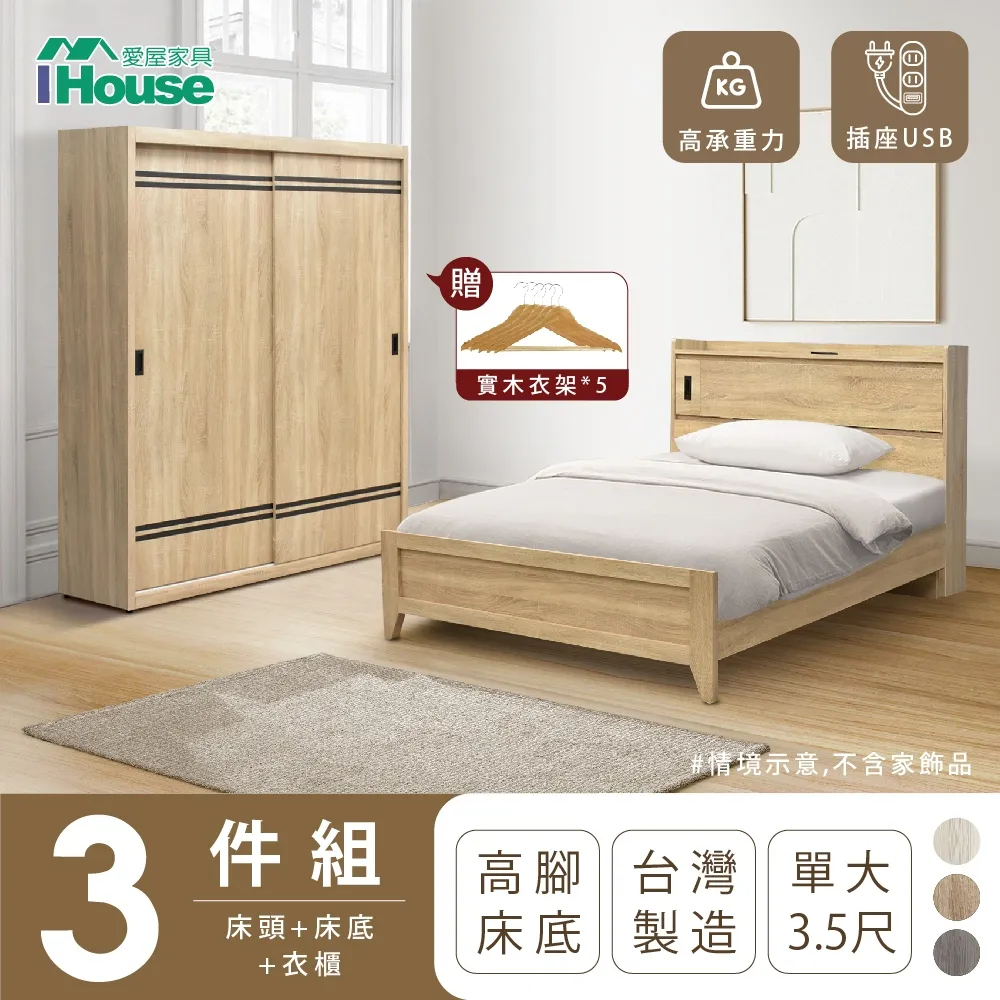 【IHouse愛屋家具】品田 房間3件組(床頭箱、收納抽屜+掀床底、床頭櫃) 雙大6尺 歷史價格詳細信息