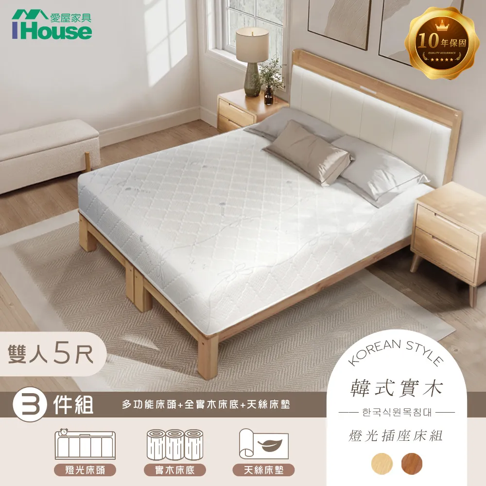 【IHouse 愛屋家具】奶油夾心 雙人5尺(貓抓皮床片+常規高腳底) 房間2件組 歷史價格詳細信息