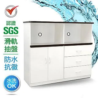 IHouse-SGS 防潮抗蟲蛀塑鋼三抽一拖置物電器櫃 歷史價格詳細信息