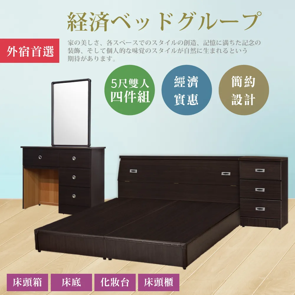 IHouse-經濟型房間組四件(床片+床底+獨立筒+床頭櫃)-單人3尺 歷史價格詳細信息