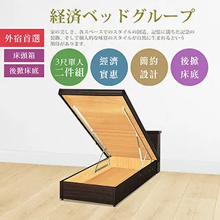 IHouse-經濟型房間組二件(床頭箱+後掀床底) 歷史價格詳細信息