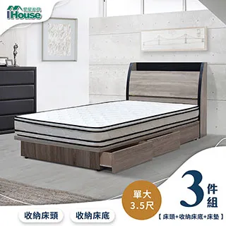 【Ihouse】香奈兒 觸控燈光房間3件組(床頭箱+3分底+化妝台)-雙人5尺 歷史價格詳細信息