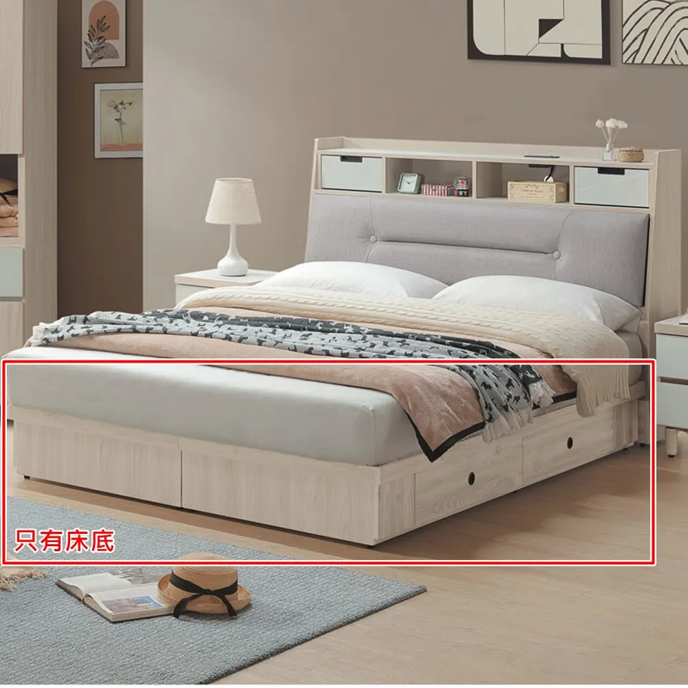 AS雅司-朵朵白榆木5尺床頭箱(只有床頭)-155×12×112cm 歷史價格詳細信息