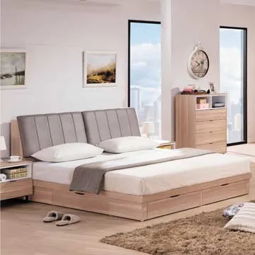 AS-海勒雙人加大6尺床台-182x218x100cm 歷史價格詳細信息