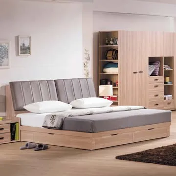 AS-海勒雙人加大6尺床台-182x218x100cm 歷史價格詳細信息