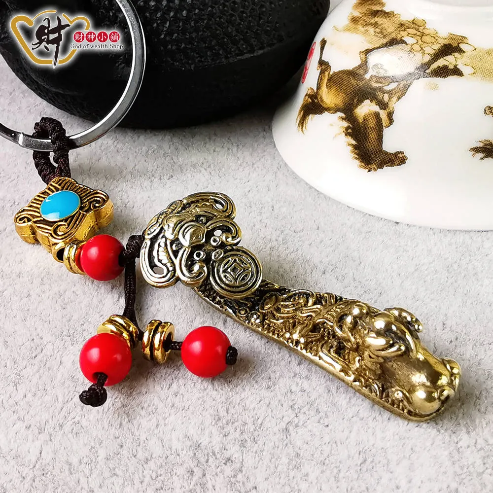 財神小舖 貔貅四方發財印項鍊《含開光》2款任選 歷史價格詳細信息