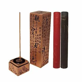 【菩提居】心經直立式香爐組(贈老山檀+星洲沉各1管) 歷史價格詳細信息