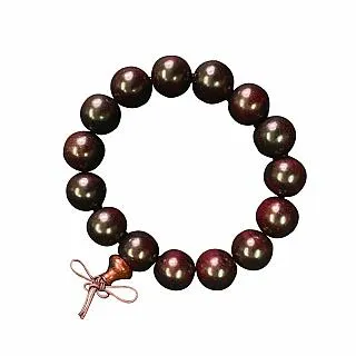 【菩提居】上等沉水紫檀手珠(15mm) 歷史價格詳細信息