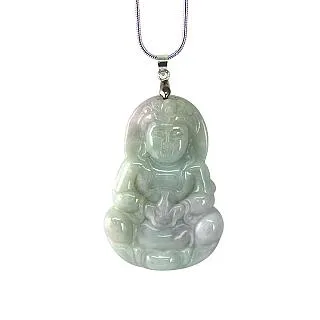 【菩提居】天然A貨歡喜彌勒翡翠(配銀鍊) 歷史價格詳細信息