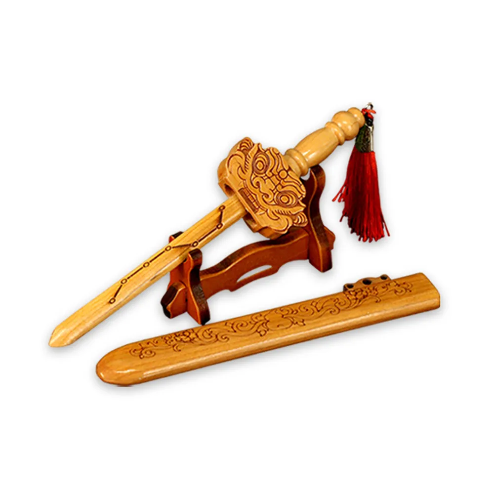 魁爺避邪桃木劍22cm(含架子) 歷史價格詳細信息