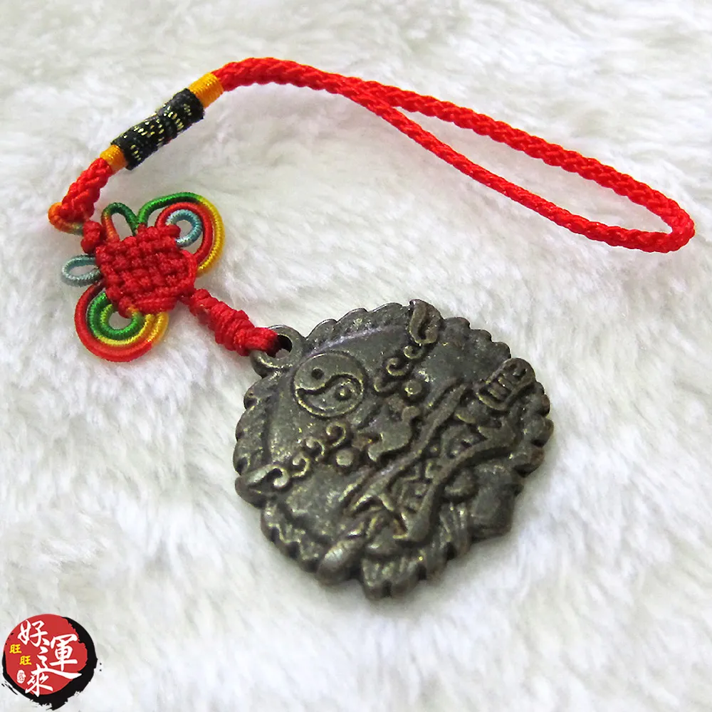 ★好運來★銅麒麟踩八卦一對(小) 歷史價格詳細信息