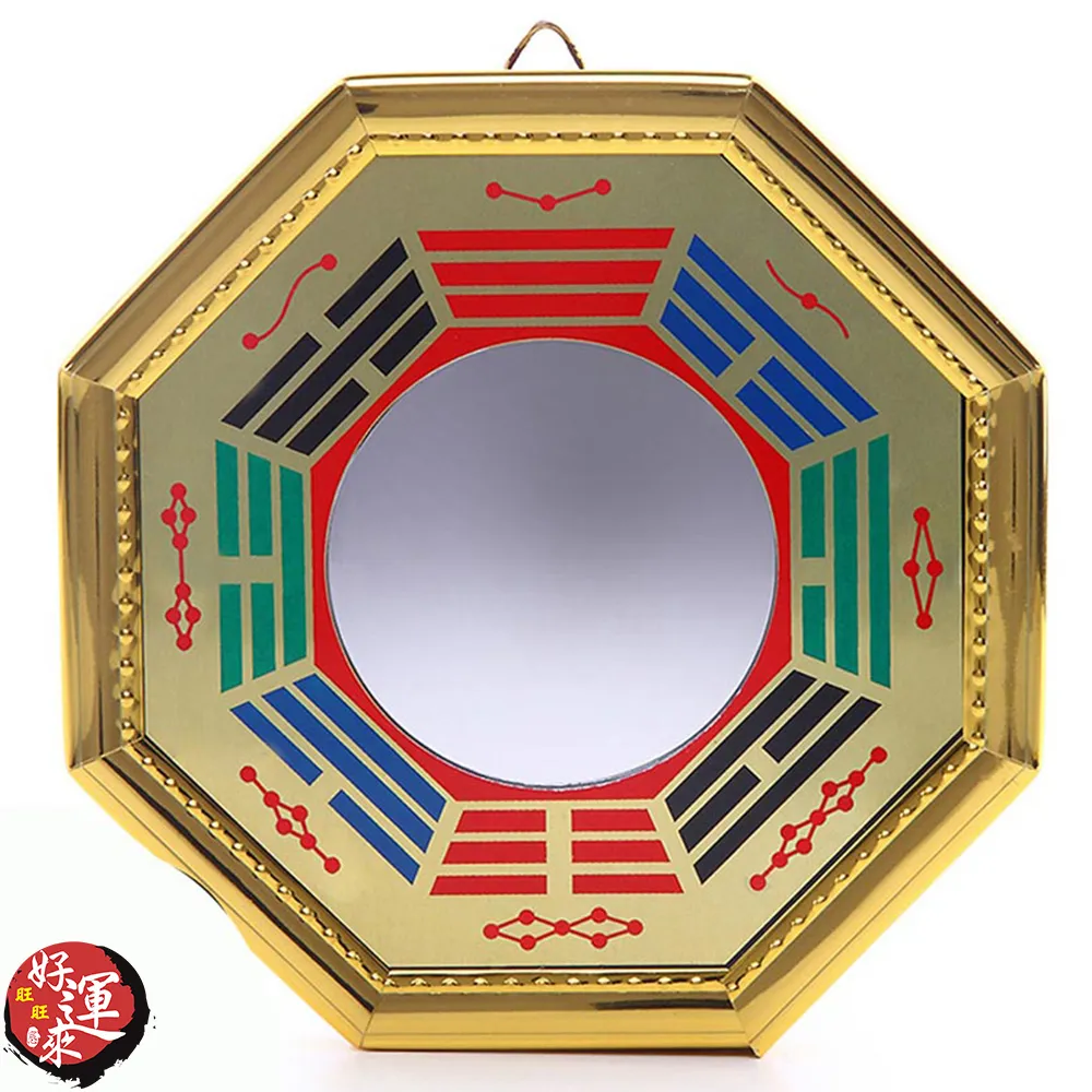 ★好運來★聚財吸財桃木八卦凹面鏡(10cm) 歷史價格詳細信息