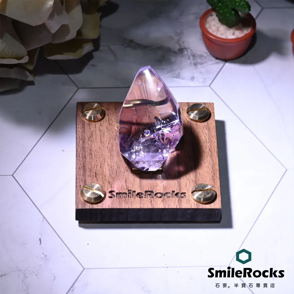SmileRocks 石麥 蛋面形星光粉晶 3.0x2.4x1.3cm No.041970111 歷史價格詳細信息