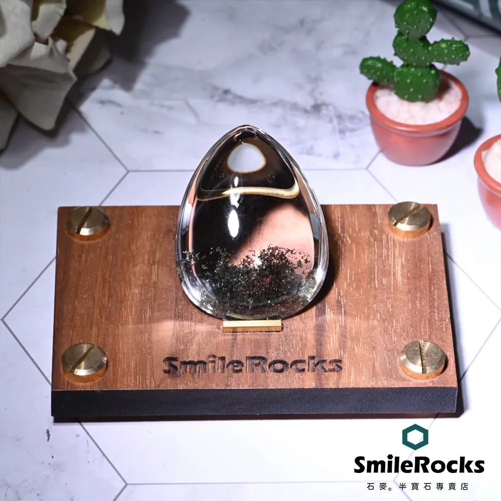 SmileRocks 石麥 蛋面形星光粉晶 3.0x2.4x1.3cm No.041970111 歷史價格詳細信息