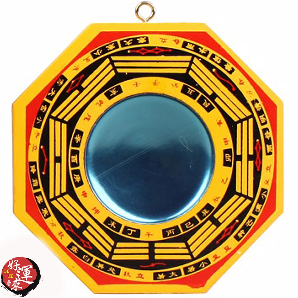 ★好運來★聚財吸財桃木八卦凹面鏡(10cm) 歷史價格詳細信息