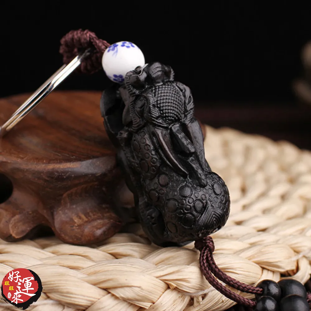 ★好運來★雷擊棗木(避邪木)圓柱金剛經鑰匙圈 歷史價格詳細信息