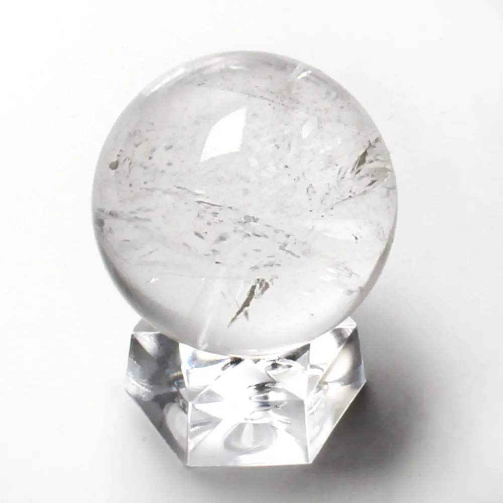 【開運工場】30mm天然東菱玉招財水晶球(含底座) 歷史價格詳細信息