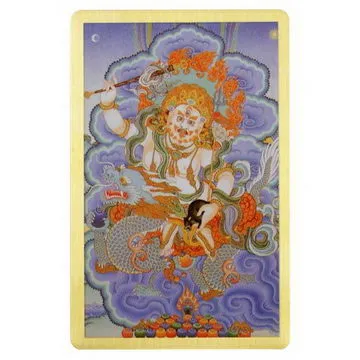 白度母-銅箔隨身唐卡/護身卡(金)(PB-C029) 歷史價格詳細信息