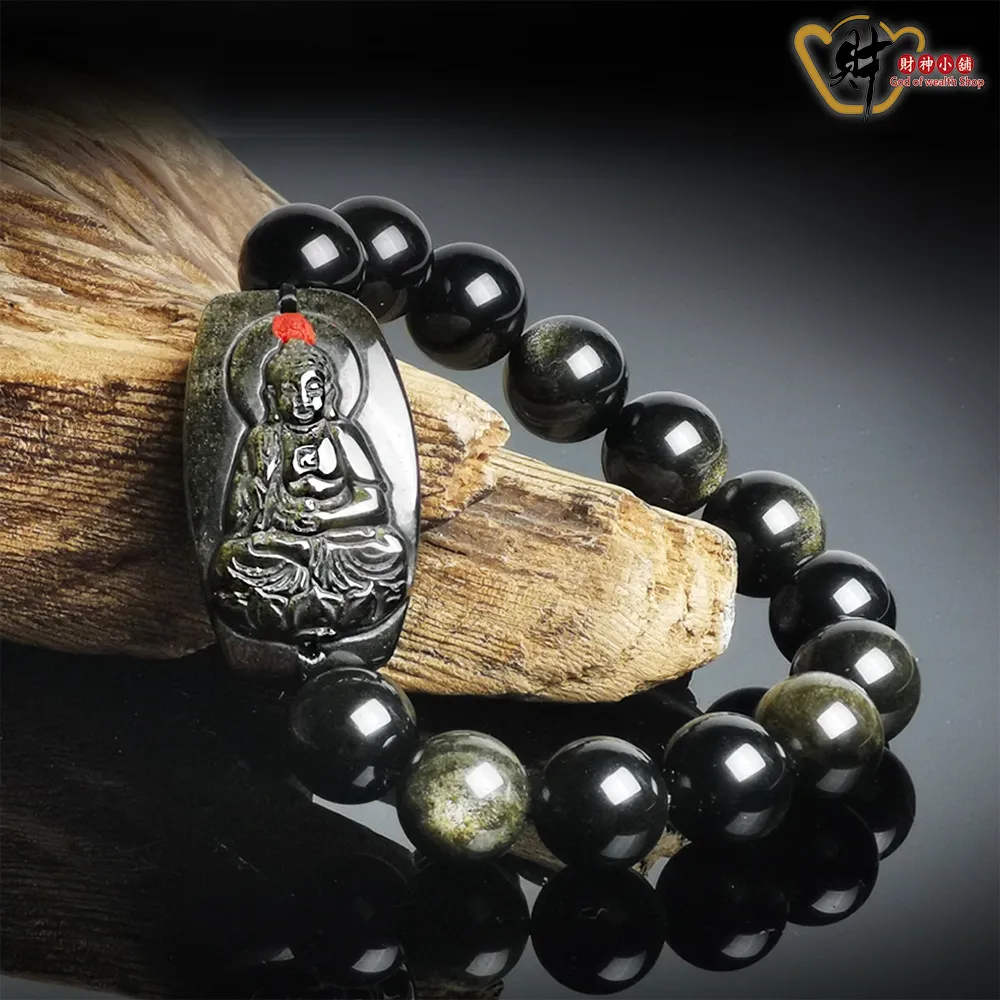 財神小舖【SF-8212-7】生肖雞(不動明王)本命佛-金曜石手鍊12mm(13顆)《含開光》 歷史價格詳細信息