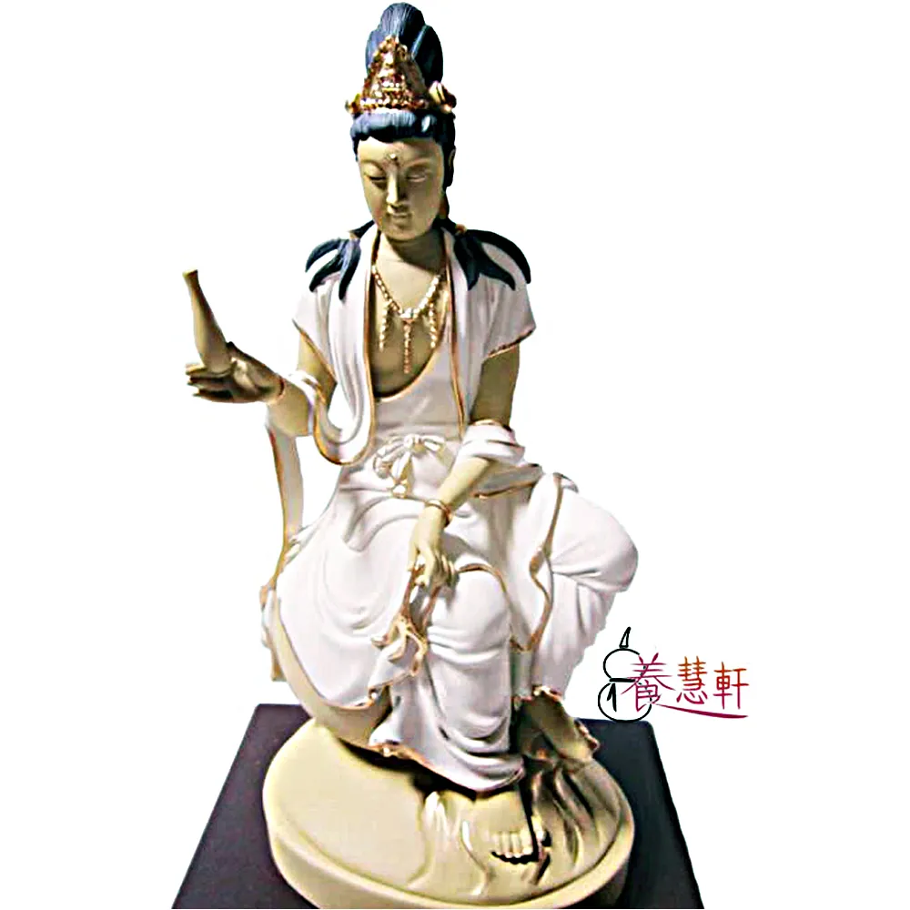 白衣水月觀音菩薩畫像1208 觀世音大士圖 相紙塑封 相框擺臺 唐卡 佛畫 歷史價格詳細信息