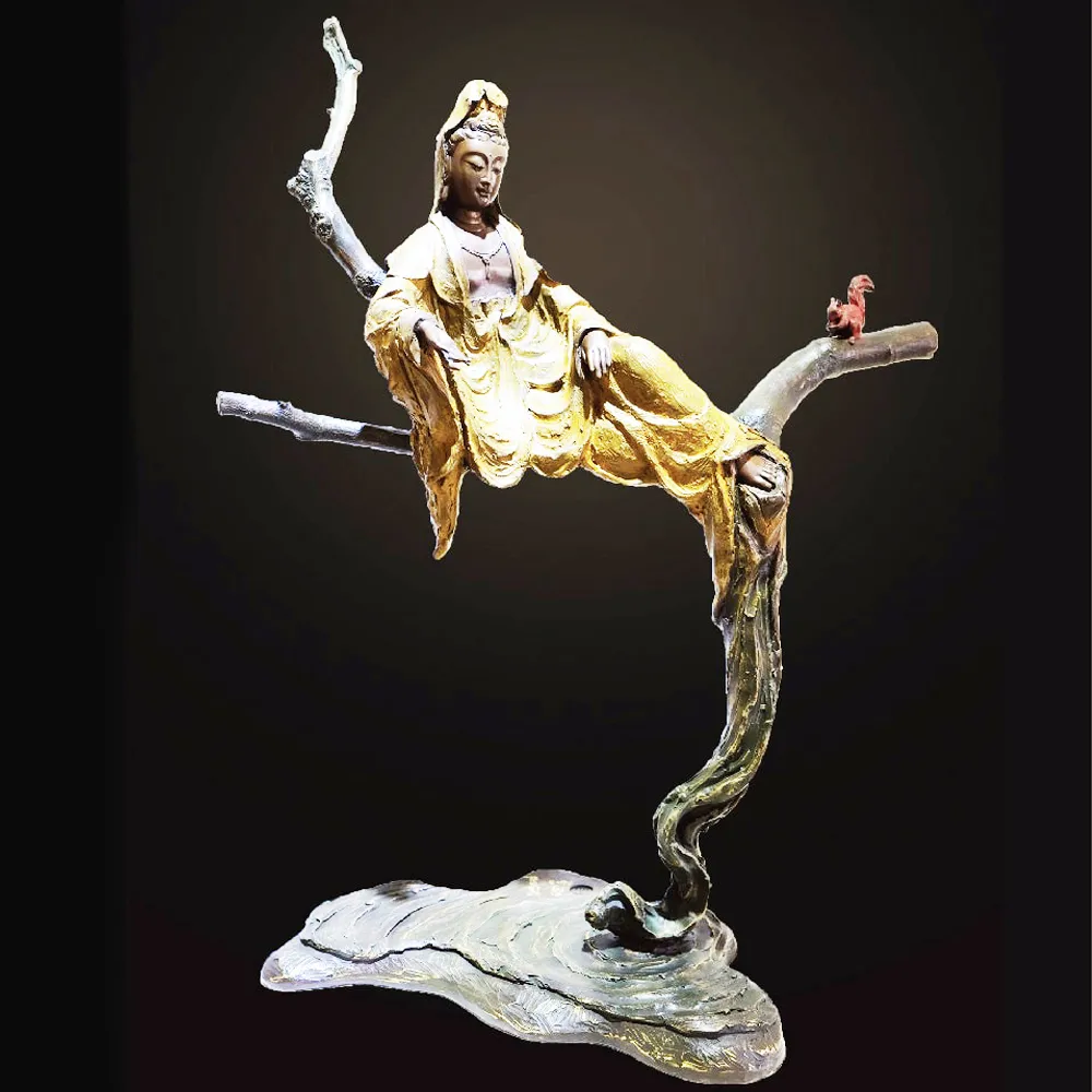 子問老師 限量原作  銅雕~妙莊嚴(觀世音菩薩) 歷史價格詳細信息