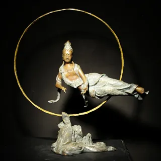 子問 限量原作銅雕~赤蓮華昇 (地藏王菩薩) 歷史價格詳細信息